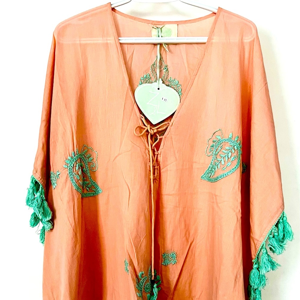 Beach boho style coverup